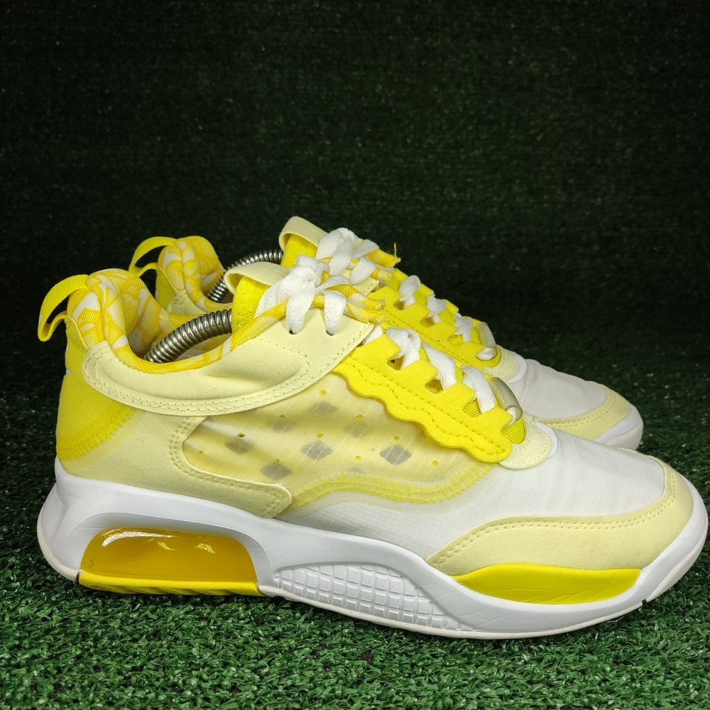 Jordan Sneakers Kids 5Y Yellow Air Max 200 CJ3840-700 Low‎ Top Athletic Shoes